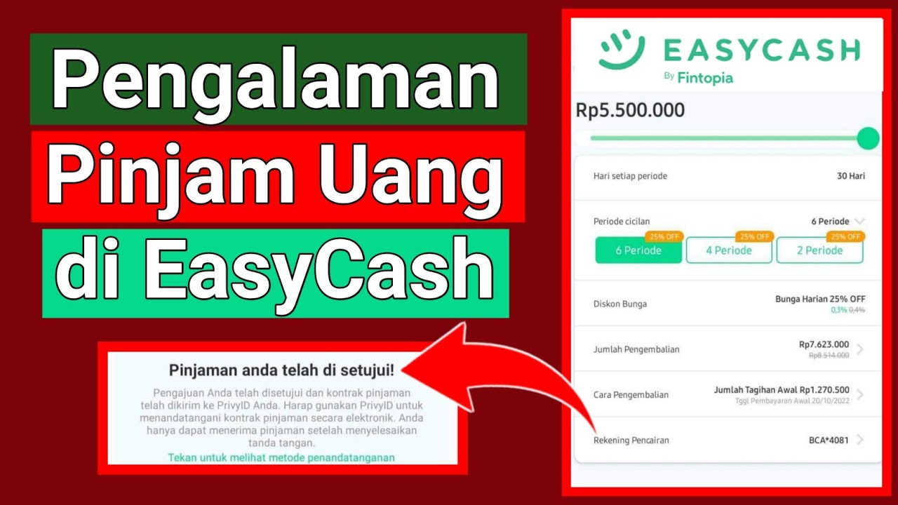 Easycash: Solusi Pinjaman Cepat dan Terpercaya Langsung Cair